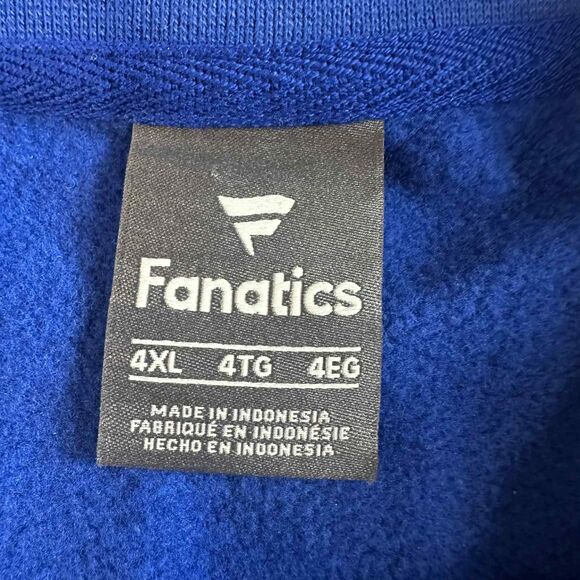 Fanatics Los Angeles Dodgers Men's Pullover Blue Sweatshirt 4XL Longsleeves - Picture 6 of 8